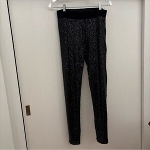 Bebe sequin leggings pants size M